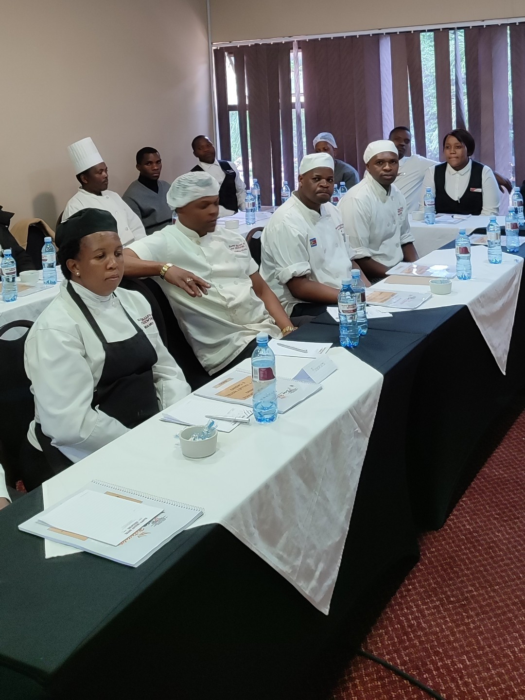 staff during training at Happy Valley Hotel