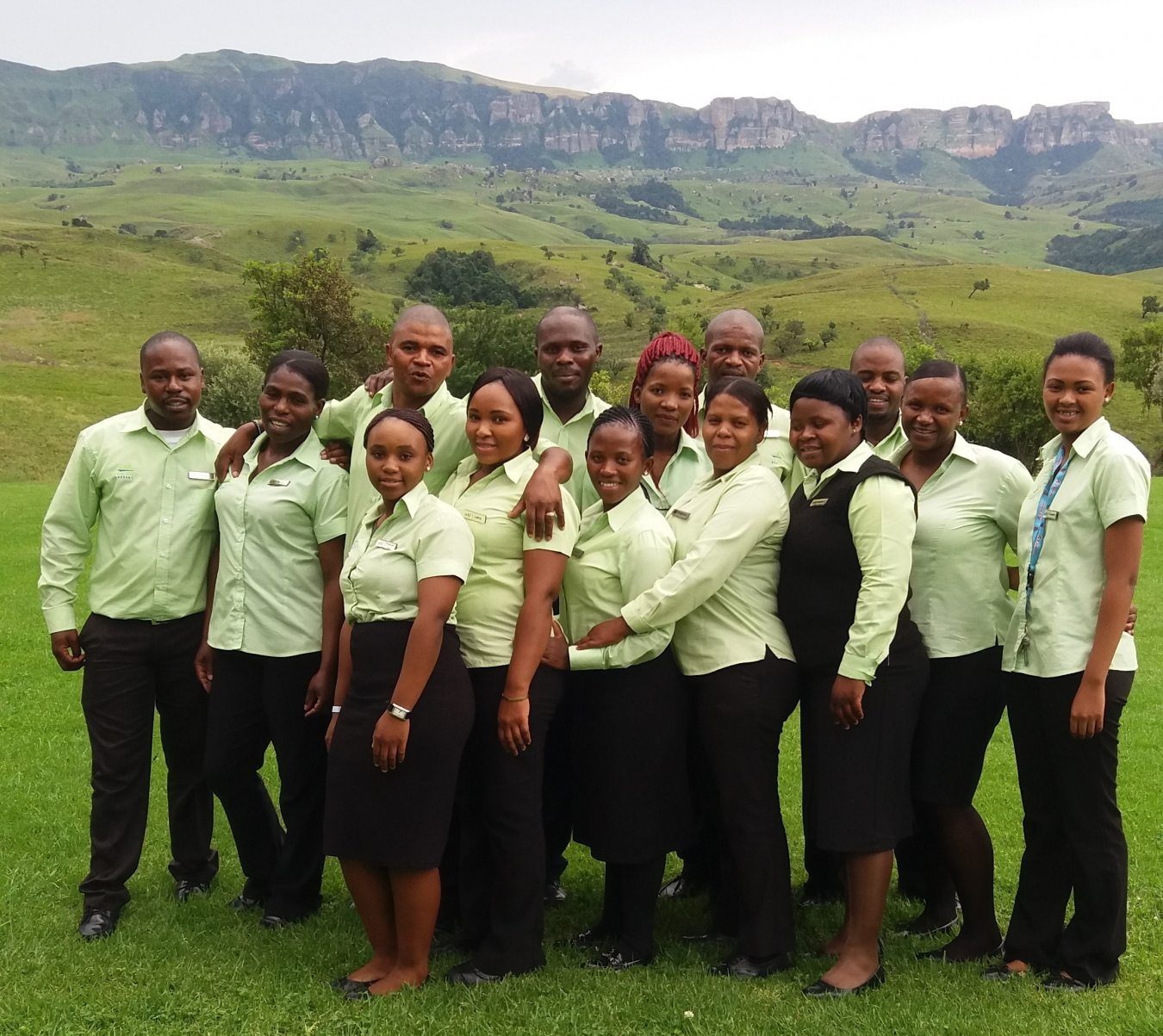 resort staff in uniform